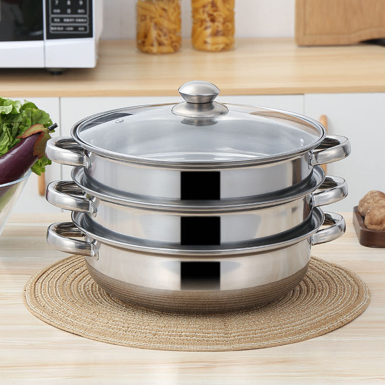 Olla vaporera 3 niveles