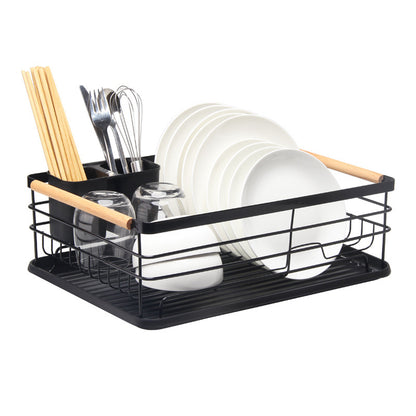 Escurridor metalico mango de madera