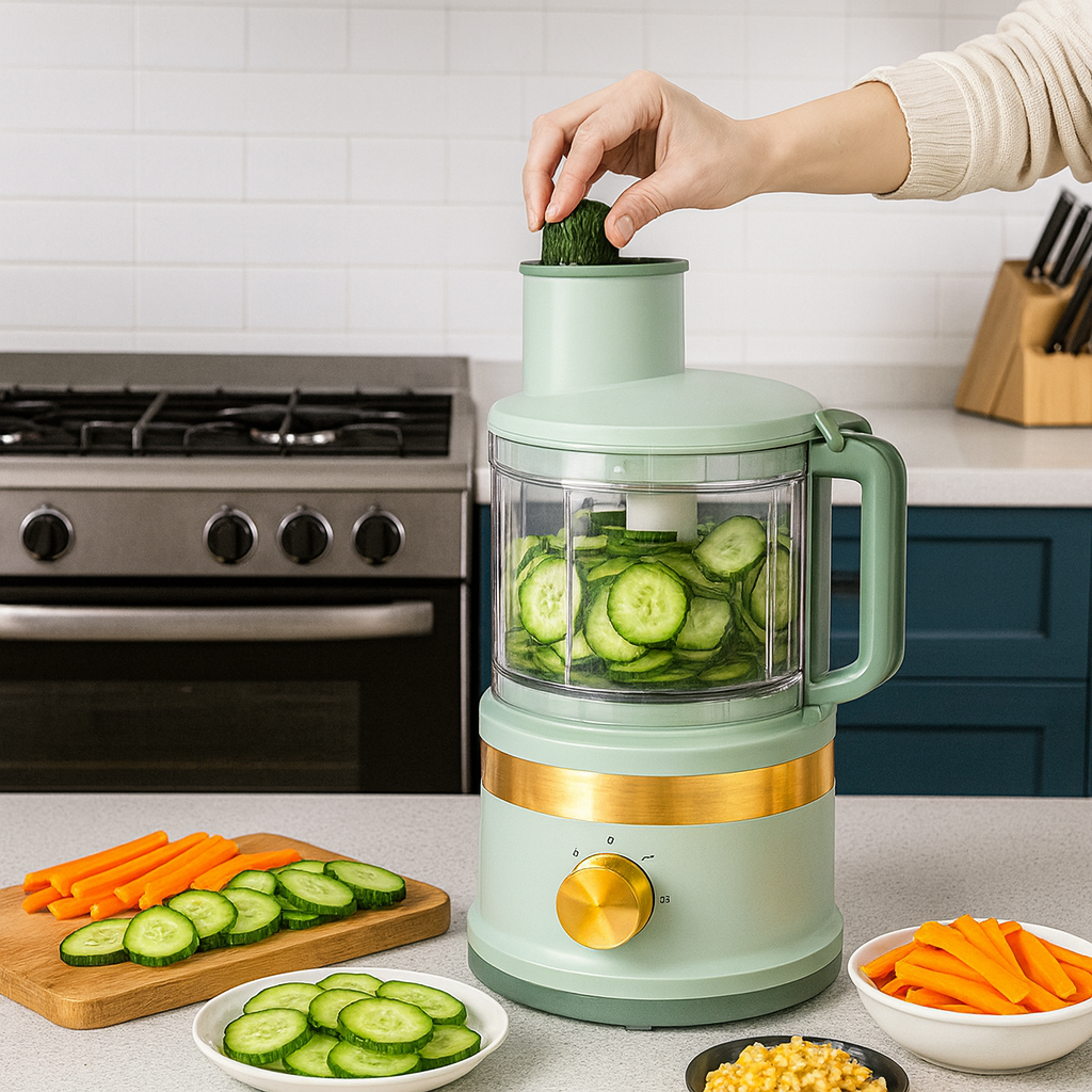 Triturador rebanador 6 en 1